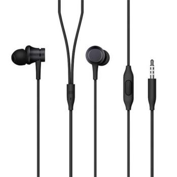XIAOMI IN EAR fülhallgató SZTEREO (3.5mm jack, mikrofon, felvevő gomb) FEKETE Asus Zenfone 3 5.5 (ZE552KL), Honor 8, Sony Xperia X Compact (F5321), Sony Xperia XZ (F8331), LG V20 (H990), Huawei Nov kép