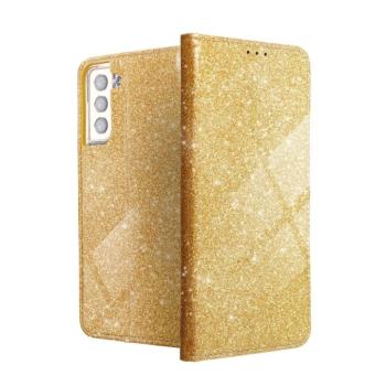 Xiaomi Mi 10T / Mi 10T Pro arany csillámos mágneses könyvtok kép