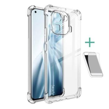Xiaomi Mi 11 Pro, Szilikon tok, közepesen ütésálló, légpárnás sarok, IMAK, átlátszó kép