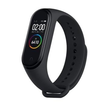 Xiaomi Mi Band 3 / Mi Band 4, szilikon pótszíj, állítható, Devia Delux Sport, fekete kép
