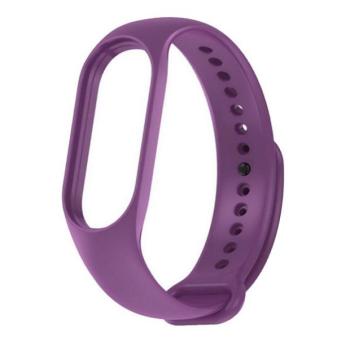 Xiaomi Mi Band 5 / Mi Band 6 / Mi Smart Band 7, szilikon pótszíj, állítható, Devia Delux Sport, lila kép