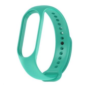 Xiaomi Mi Band 5 / Mi Band 6 / Mi Smart Band 7, szilikon pótszíj, állítható, Devia Delux Sport, menta kép