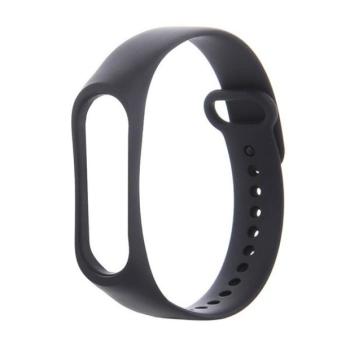 Xiaomi Mi Band 5 / Mi Band 6 / Mi Smart Band 7, szilikon pótszíj, állítható, fekete kép