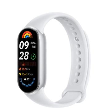 Xiaomi Mi Band 9 aktivitásmérő, ezüst kép