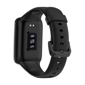 Xiaomi Mi Smart Band 7 Pro, szilikon pótszíj, állítható, fekete kép