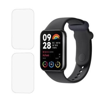 Xiaomi Mi Smart Band 8 Pro, Kijelzővédő fólia, ütésálló fólia (az íves részre nem hajlik rá!), Tempered Glass (edzett üveg), Clear, 2 db / csomag kép