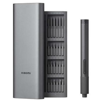 XIAOMI MI szerszámkészlet (vezeték nélküli elektromos csavar behajtó, 24db, mágneses bitfej készlet) SZÜRKE kép