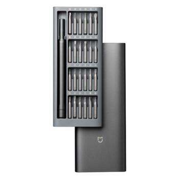 XIAOMI MIJIA szerszámkészlet (csavar behajtó, 24 db, mágneses bitfej készlet) SZÜRKE kép