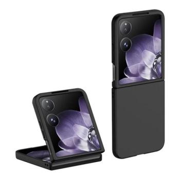 Xiaomi Mix Flip, Műanyag hátlap védőtok, fekete kép