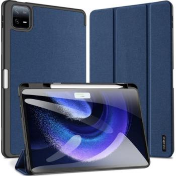 Xiaomi Pad 6 (11.0) / Pad 6 Pro (11.0), mappa tok, Trifold, érintőceruza tartó, Dux Ducis Domo, sötétkék kép