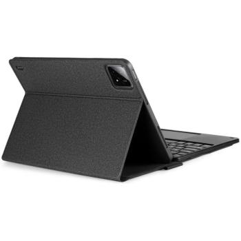 Xiaomi Pad 6S Pro (12.4), Bluetooth billentyűzetes, mappa tok, Touch Pad, mágneses rögzítés, Dux Ducis TK, fekete kép