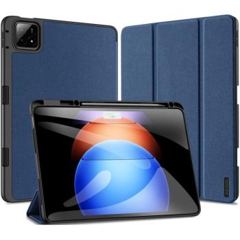 Xiaomi Pad 6S Pro (12.4), mappa tok, Trifold, érintőceruza tartó, Dux Ducis Domo, sötétkék kép