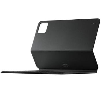 Xiaomi Pad 7 (11.2) / Pad 7 Pro (11.2), Bluetooth billentyűzetes mappa tok, ultravékony, stand, fekete, gyári kép