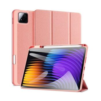 Xiaomi Pad 7 (11.2) / Pad 7 Pro (11.2), mappa tok, Trifold, érintőceruza tartó, Dux Ducis Domo, rózsaszín kép