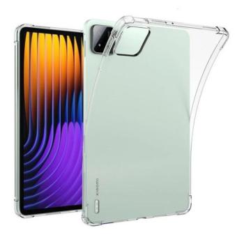 Xiaomi Pad 7 (11.2) / Pad 7 Pro (11.2), Szilikon tok, közepesen ütésálló, légpárnás sarok, átlátszó kép