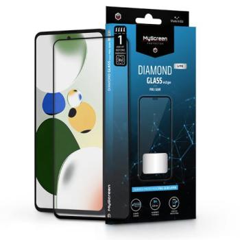 Xiaomi Poco X5 Pro 5G edzett üveg képernyővédő fólia - MyScreen Protector Diamond Glass Lite Edge2.5D Full Glue - fekete kép