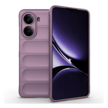 Xiaomi Poco X7 Pro, Szilikon tok, közepesen ütésálló, 3D minta, lila kép