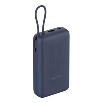 Xiaomi Power Bank 20000mAh beépített usb-c kábel kék BHR8975 kép
