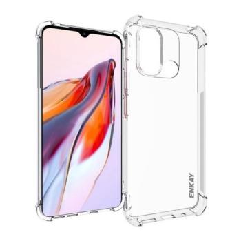 Xiaomi Redmi 12C, Szilikon tok, közepesen ütésálló, légpárnás sarok, Enkay, átlátszó kép