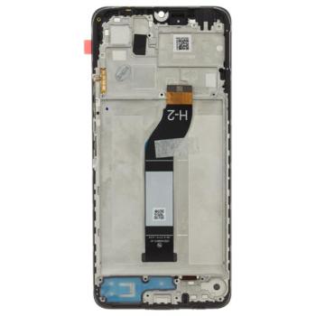 Xiaomi Redmi 13C/Poco C65 gyári LCD kijelző kerettel, fekete (Service Pack) kép