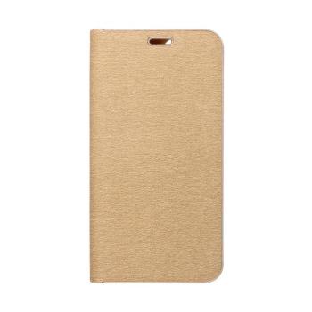 Xiaomi Redmi 13C telefon tok, könyvtok, oldalra nyíló tok, mágnesesen záródó, arany, Luna Book kép