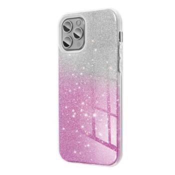 Xiaomi Redmi 14C csillámos hátlap tok, átlátszó/rózsaszín kép