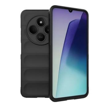 Xiaomi Redmi 14C / Poco C75, Szilikon tok, közepesen ütésálló, 3D minta, fekete kép