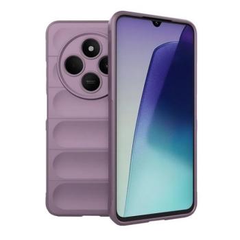 Xiaomi Redmi 14C / Poco C75, Szilikon tok, közepesen ütésálló, 3D minta, lila kép