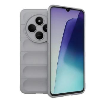Xiaomi Redmi 14C / Poco C75, Szilikon tok, közepesen ütésálló, 3D minta, világosszürke kép