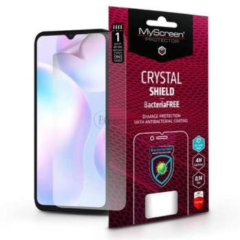 Xiaomi Redmi 9A/9AT/9C képernyővédő fólia - MyScreen Protector Crystal Shield BacteriaFree - 1 db/csomag - átlátszó kép