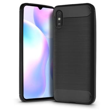 Xiaomi Redmi 9A/9AT szilikon hátlap - Carbon - fekete kép