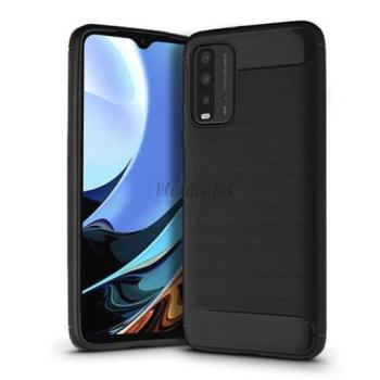 Xiaomi Redmi 9T/Poco M3 szilikon hátlap - Carbon - fekete kép