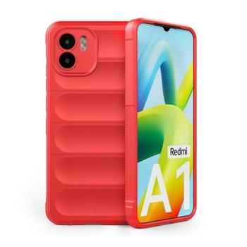 Xiaomi Redmi A1 / A2, Szilikon tok, közepesen ütésálló, 3D minta, piros kép
