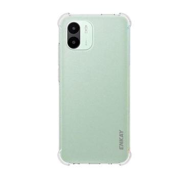 Xiaomi Redmi A1 / A2, Szilikon tok, közepesen ütésálló, légpárnás sarok, Enkay, átlátszó kép
