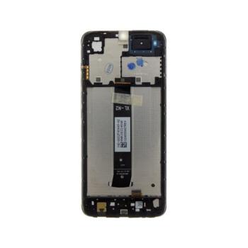 Xiaomi Redmi A2/A2+ gyári LCD kijelző kerettel, fekete (Service Pack) kép