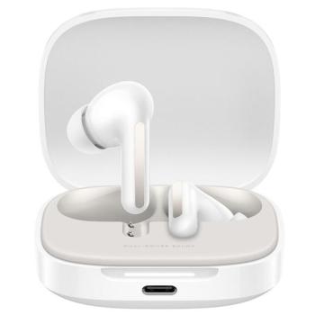 Xiaomi Redmi Buds 6 bluetooth/vezeték nélküli fülhallgató mikrofonnal, fehér kép