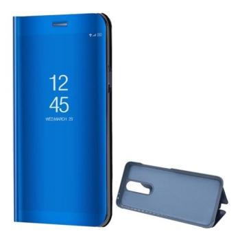 Xiaomi Redmi K30 / K30 5G / Poco X2, Oldalra nyíló tok, hívás mutatóval, Smart View Cover, kék (utángyártott) kép