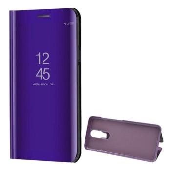 Xiaomi Redmi K30 / K30 5G / Poco X2, Oldalra nyíló tok, hívás mutatóval, Smart View Cover, lila (utángyártott) kép