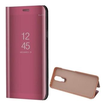 Xiaomi Redmi K30 / K30 5G / Poco X2, Oldalra nyíló tok, hívás mutatóval, Smart View Cover, vörösarany (utángyártott) kép