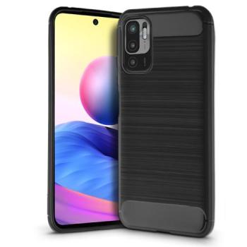 Xiaomi Redmi Note 10 5G/Poco M3 Pro 5G szilikon hátlap - Carbon - fekete kép