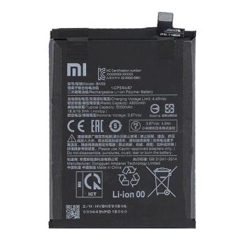 Xiaomi Redmi Note 10 / Note 10S / Poco M5s, Akkumulátor, 5000 mAh, Li-Ion Polymer, gyári kép
