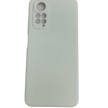 Xiaomi Redmi Note 11 4G / 11S 4G / Poco M4 Pro 4G szilikon tok, matt, velúr belső, mentazöld, Silicone Case kép