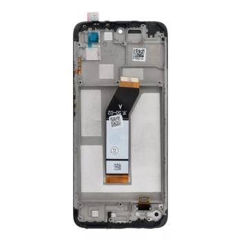 Xiaomi Redmi Note 11 5G (6.6&#039;)kompatibilis LCD modul kerettel, OEM jellegű, fekete, Grade S+ kép