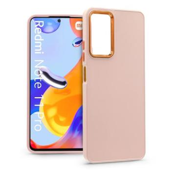 Xiaomi Redmi Note 11 Pro/Redmi Note 11 Pro 5G szilikon hátlap - Frame - rózsaszín kép