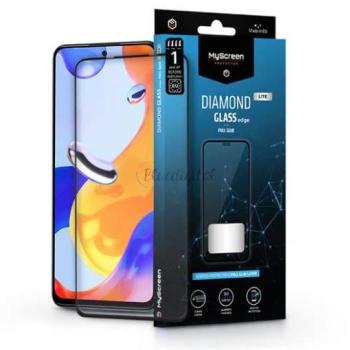 Xiaomi Redmi Note 11 Pro/Redmi Note 11 Pro+ edzett üveg képernyővédő fólia - MyScreen Protector Diamond Glass Lite Edge2.5D Full Glue - fekete kép