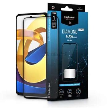 Xiaomi Redmi Note 11S 5G/Poco M4 Pro 5G edzett üveg képernyővédő fólia - MyScreen Protector Diamond Glass Lite Edge2.5D Full Glue - fekete kép