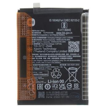 Xiaomi Redmi Note 12 5G / Poco X5 5G, Akkumulátor, 5000 mAh, Li-Ion Polymer, gyári kép