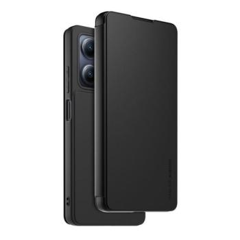 Xiaomi Redmi Note 12 5G / Poco X5 5G, Oldalra nyíló tok, stand, kártyatartóval, fekete, gyári kép