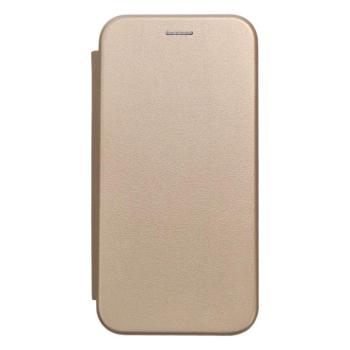 Xiaomi Redmi Note 12 5G / Poco X5 telefontok, könyvtok, mágneszáras, flip tok, szilikon keretes, arany, Forcell Elegance kép