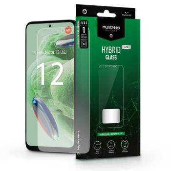 Xiaomi Redmi Note 12 5G rugalmas üveg képernyővédő fólia - MyScreen Protector Hybrid Glass Lite - átlátszó kép